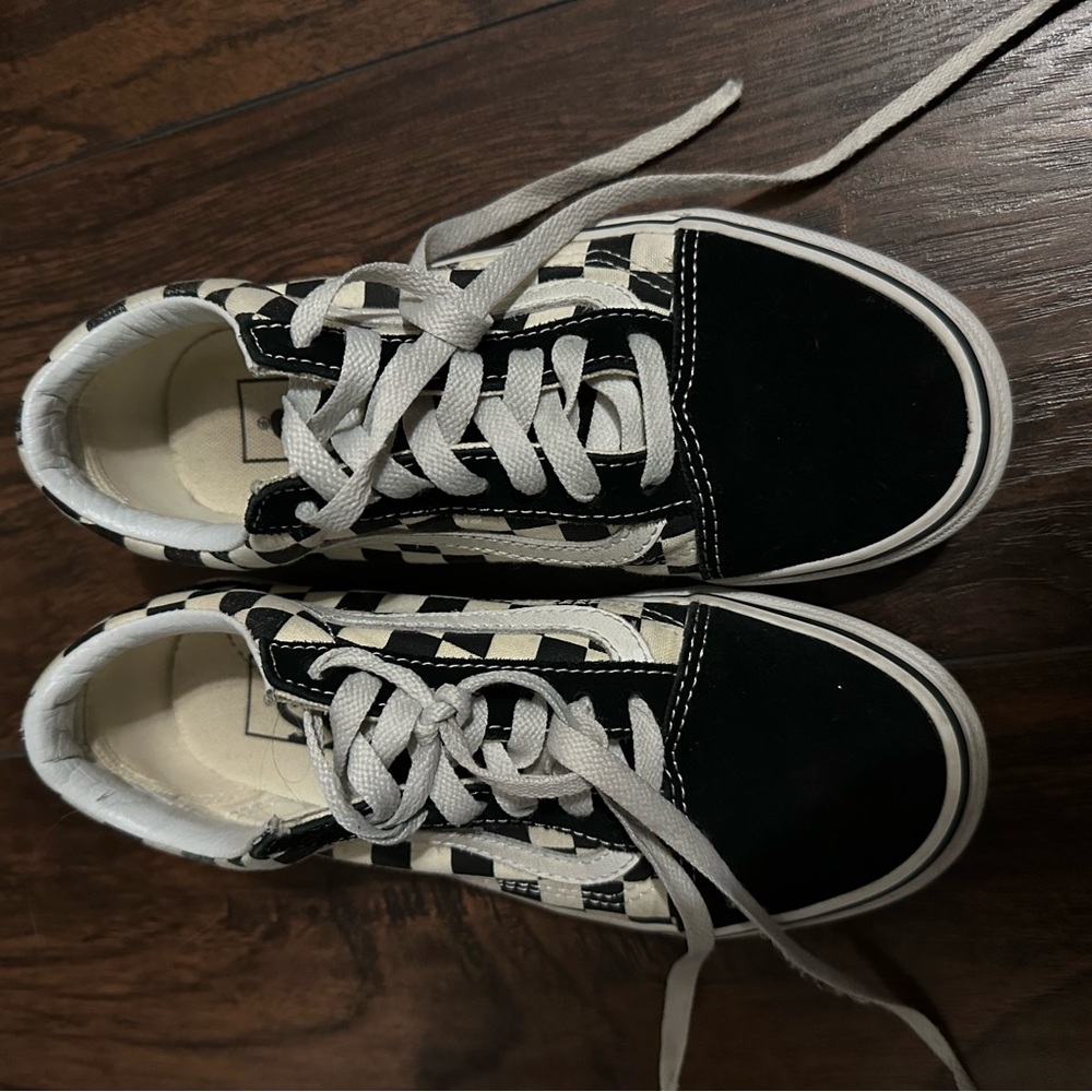 Vans Black and White Checkered Sneakers